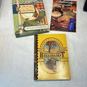 VTG Cookbook Set TX-NM Power Co, Kansas Div American Cancer Society, Methodist C